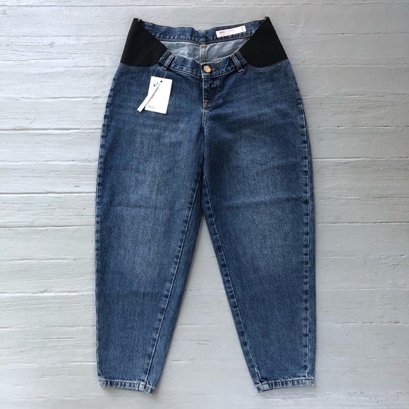 ASOS Maternity Denim - ASOS Denim Maternity Jeans Size 6 NWT Barrel Leg Balloon Leg Taper Dark Wash